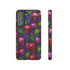 Stained Glass Cherry Skull Phone Case